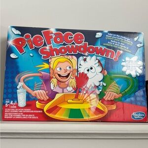 Hasbro Pie Face Showdown Game - Red and Yellow